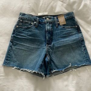 NWT Madewell Relaxed Mid-length Denim Shorts